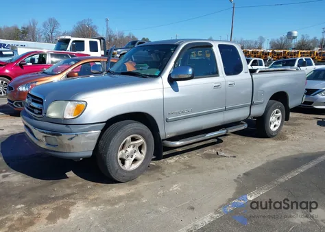2002 Toyota Tundra Sr5 V8 из США, поврежденный, VIN 5TBRT34192S283042